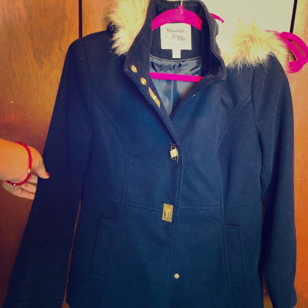 Navy blue coat